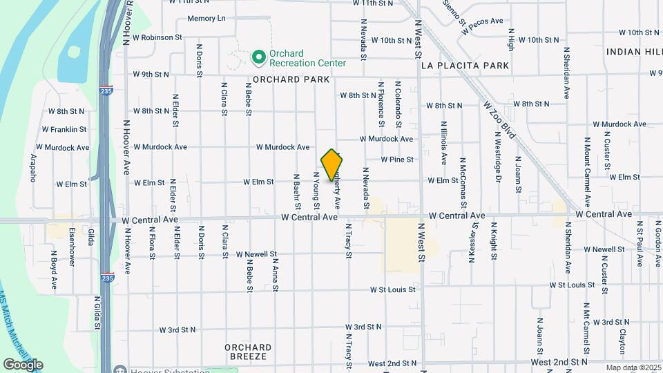 725 N Dougherty Ave Map and Location Details