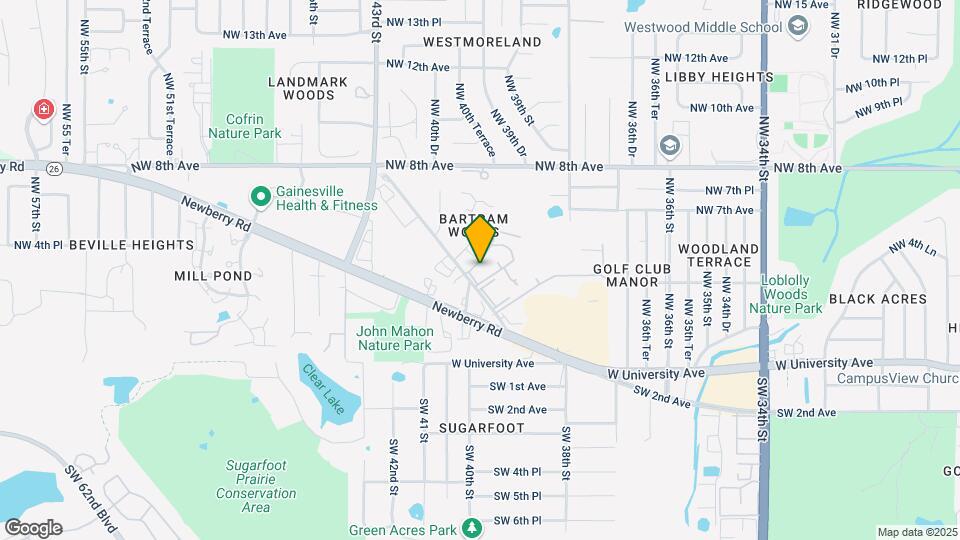 507 NW 39th Rd Map and Location Details