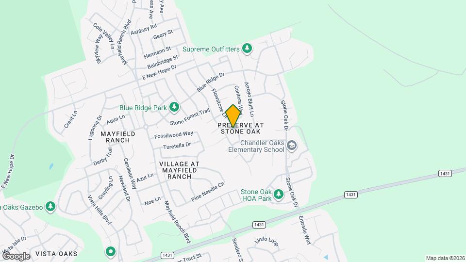 3410 Flowstone Ln Map and Location Details