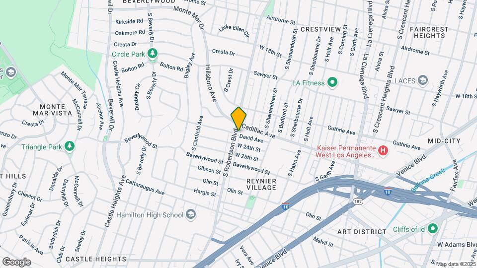 2320 S Robertson Blvd Map and Location Details