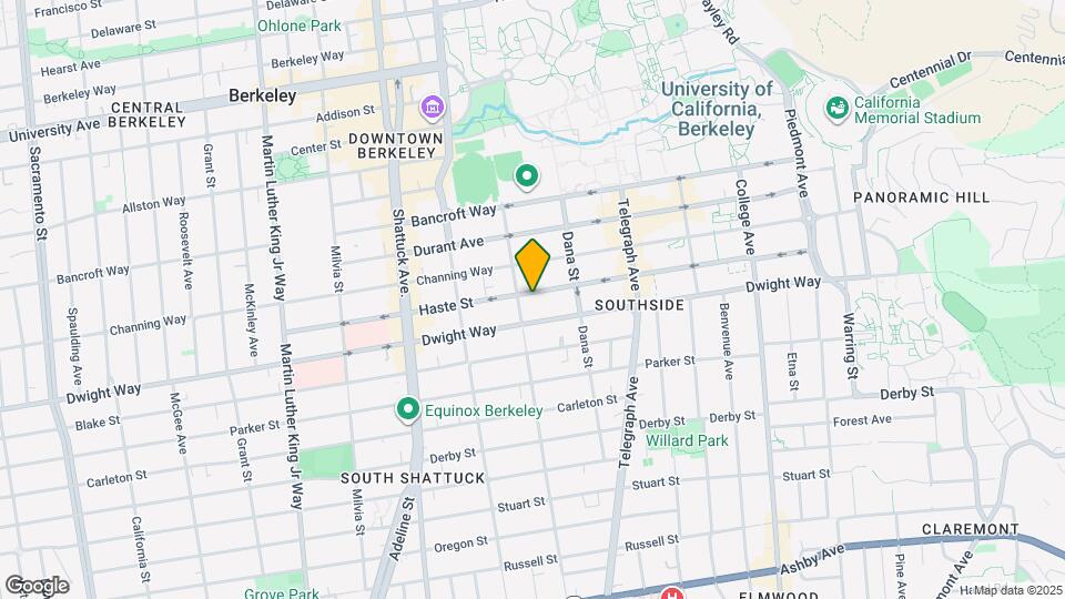 2310 Haste St Map and Location Details