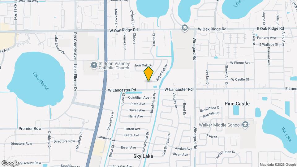830 Royal Oak Dr Mapa y Detalles de la Ubicación
