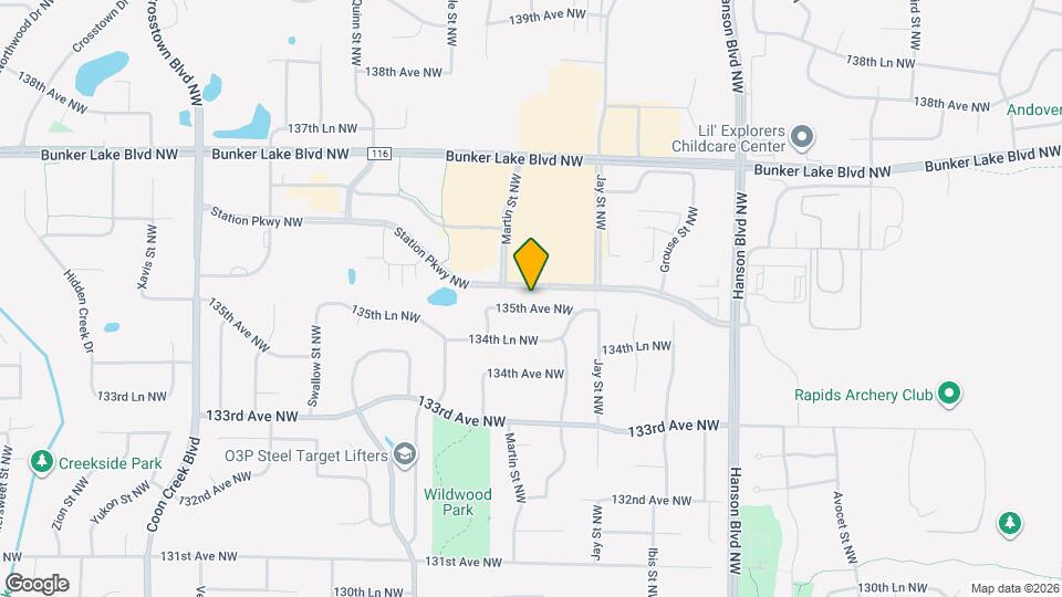 1909 135th Ave NW Mapa y Detalles de la Ubicación