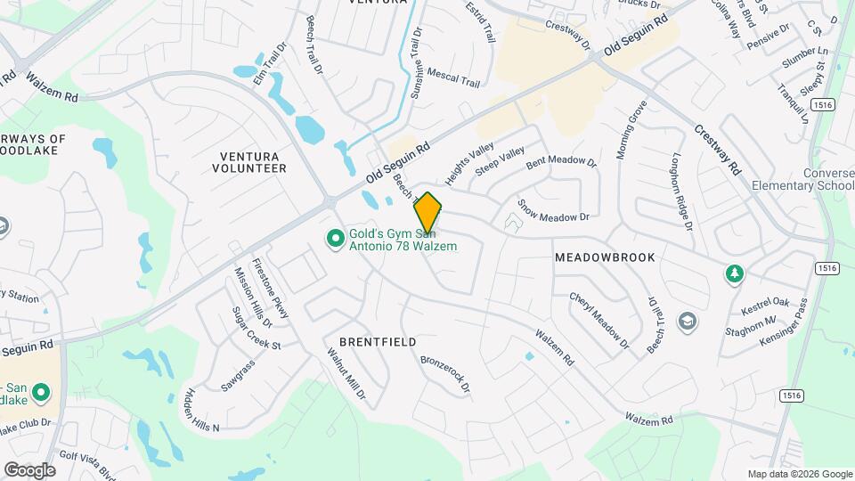 8014 Chestnut Bluff Dr Mapa y Detalles de la Ubicación