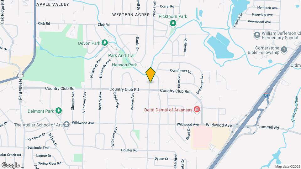 104 N Claremont Ave Map and Location Details