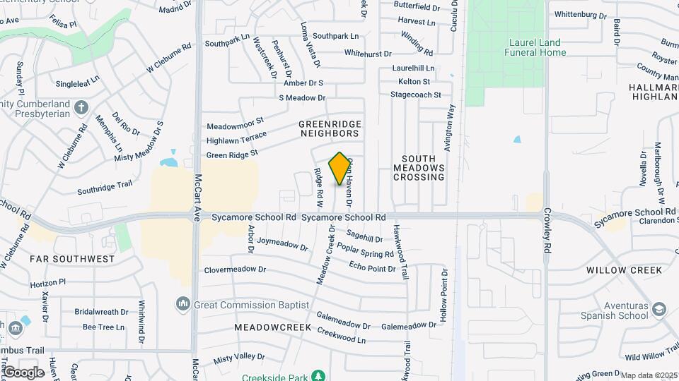 7409 Meadow Creek Dr Map and Location Details