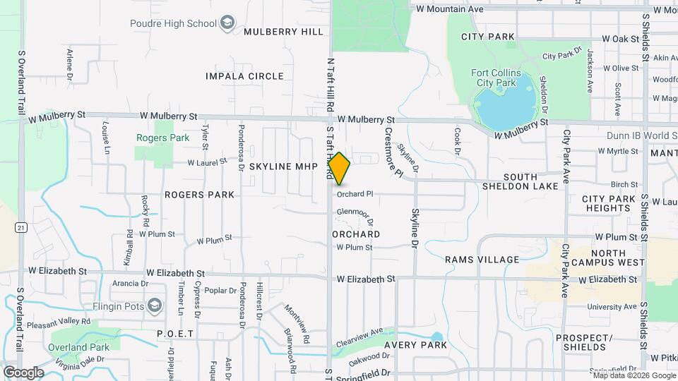 2024 Orchard Pl Map and Location Details