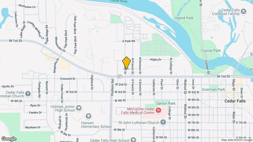 1422 Parkway Ave Map and Location Details