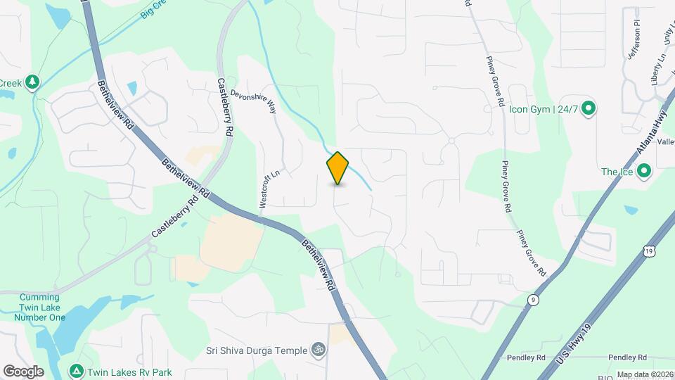 6460 Whirlaway Dr Map and Location Details