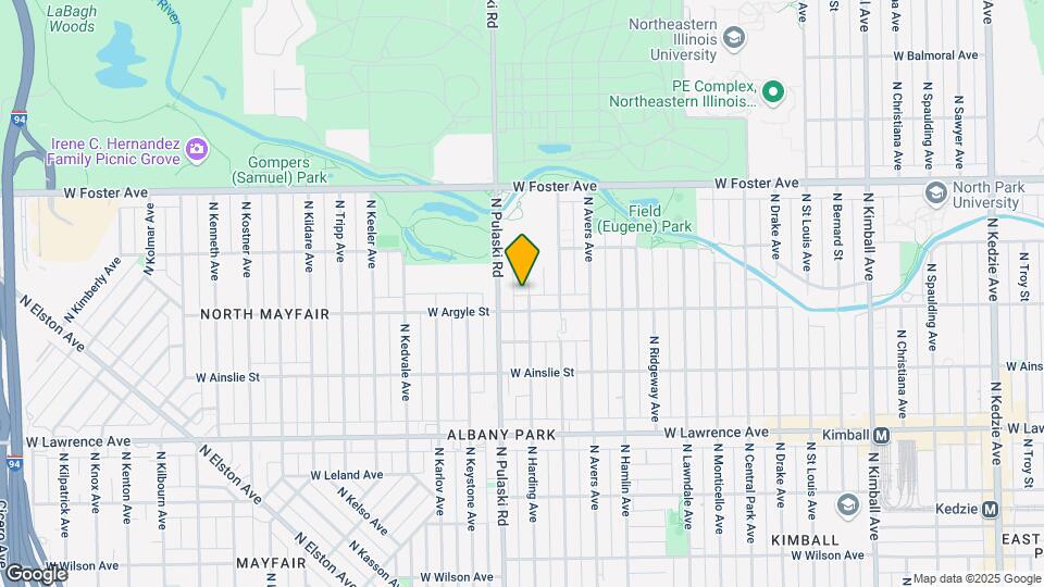 5014 N Harding Ave Map and Location Details