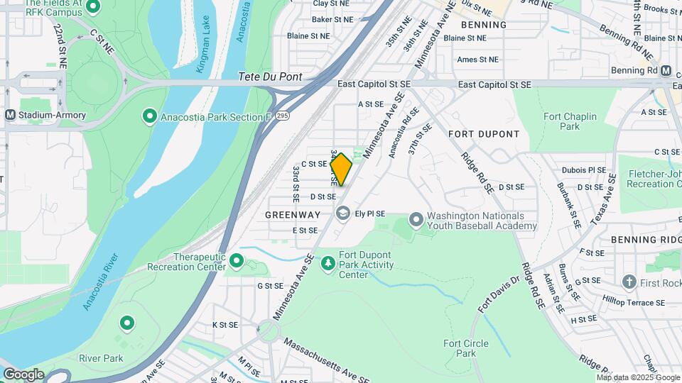 3400 Minnesota Ave SE Mapa y Detalles de la Ubicación