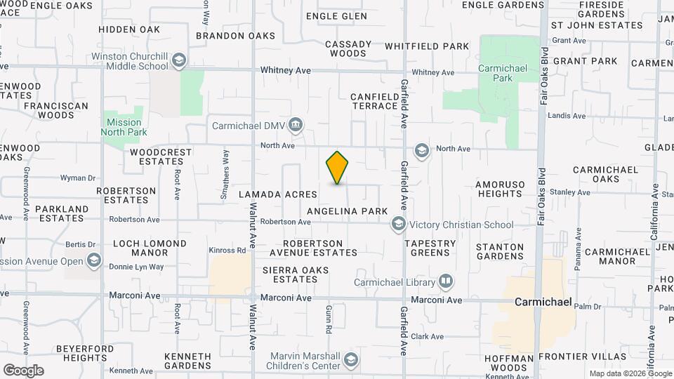 5308 Angelina Ave Mapa y Detalles de la Ubicación