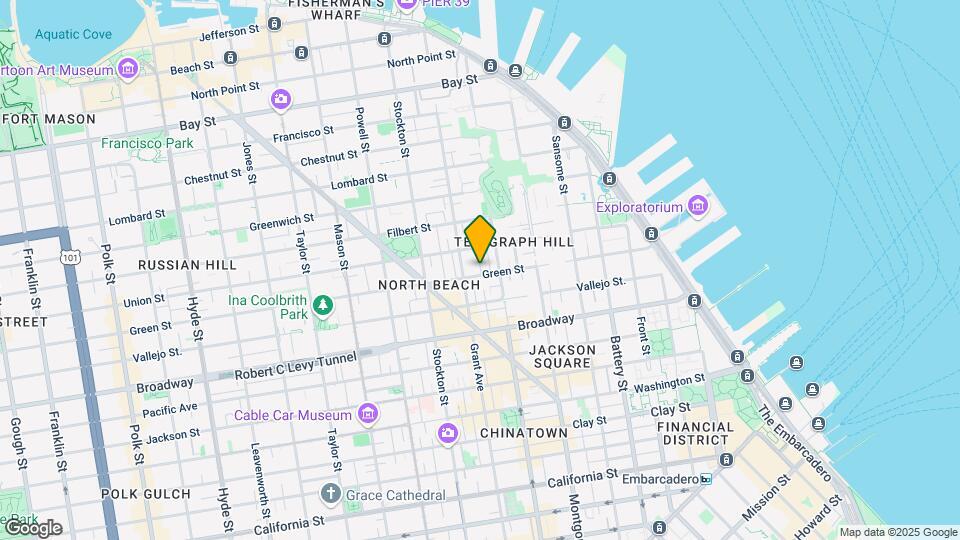 450 Green St Map and Location Details