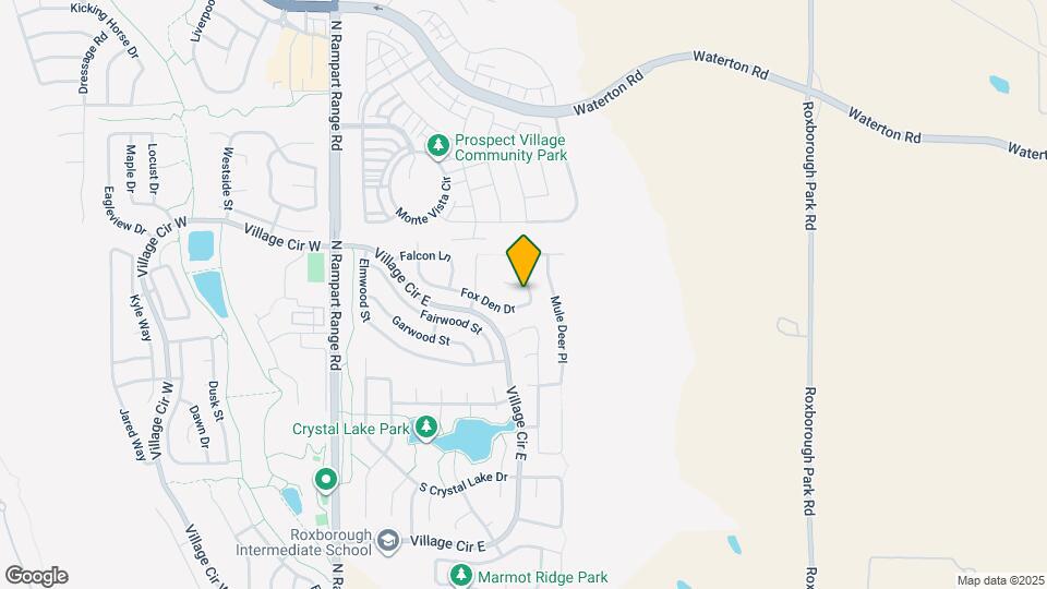 9597 Fox Den Dr Map and Location Details