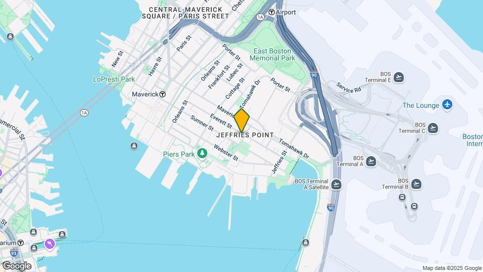 145 Everett St, Unit #3 Map and Location Details