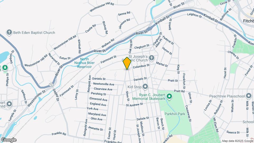 151-153-153 Oak Hill Rd Map and Location Details