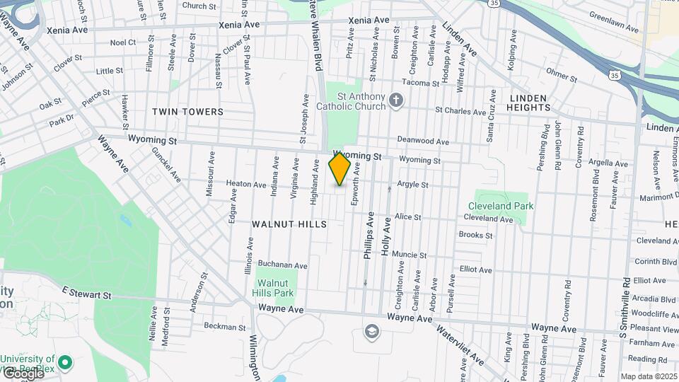 1066 Pritz Ave Map and Location Details