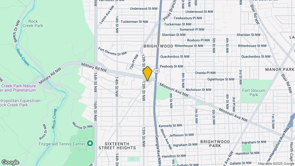 5826 Colorado Ave NW Mapa y Detalles de la Ubicación