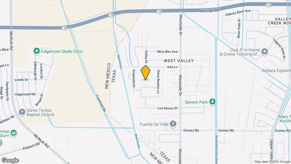 5929 Valley Rd Map and Location Details
