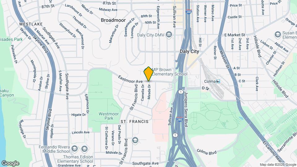 360 Eastmoor Ave Map and Location Details
