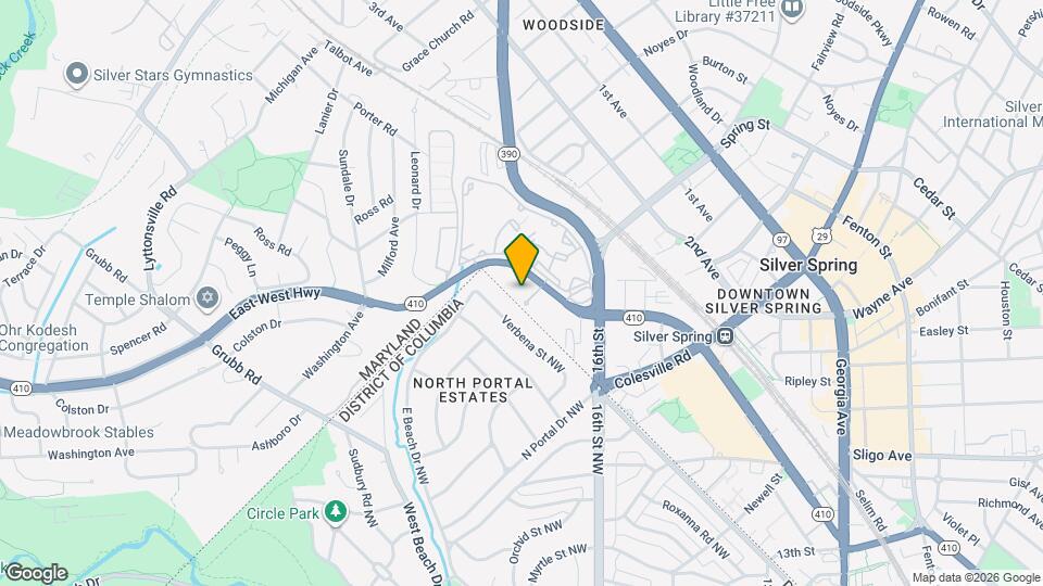 1826 East-West Hwy Map and Location Details