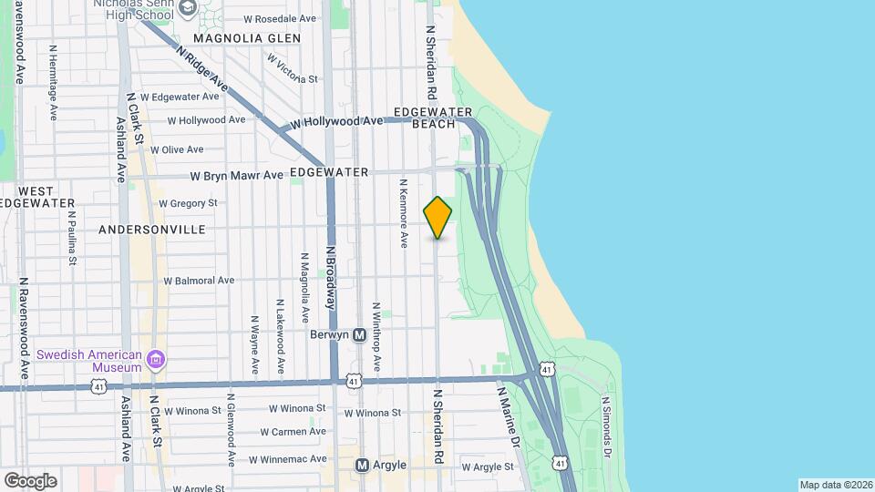 5444 N Sheridan Rd, Unit 209 Mapa y Detalles de la Ubicación