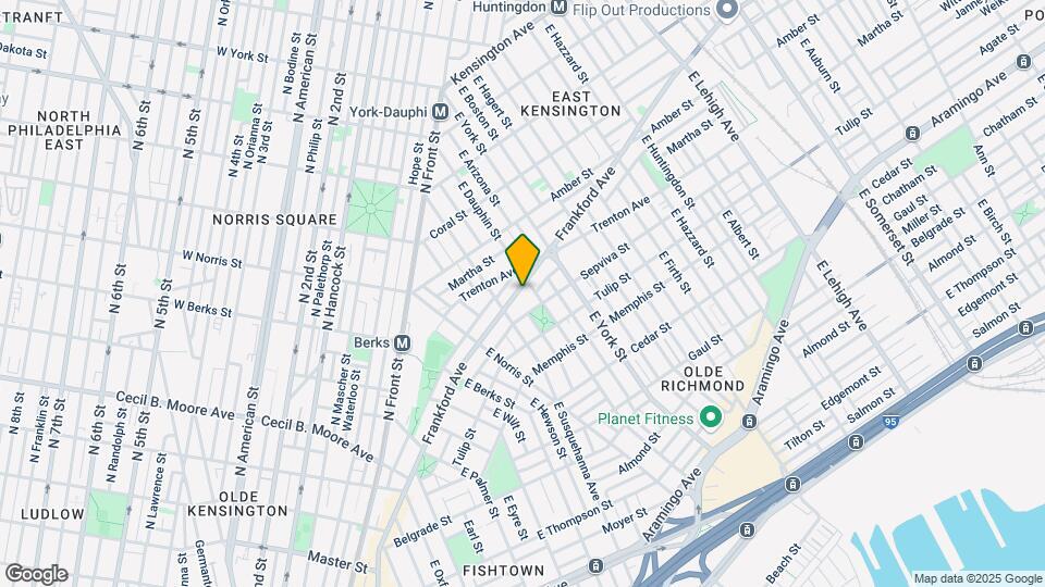 2229 Frankford Ave Map and Location Details