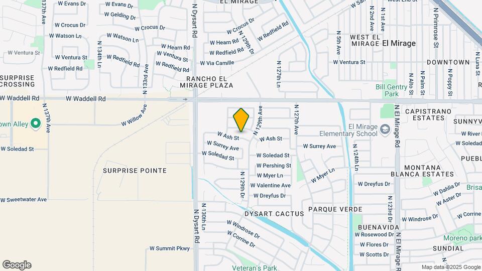 12912 W Ash St Mapa y Detalles de la Ubicación