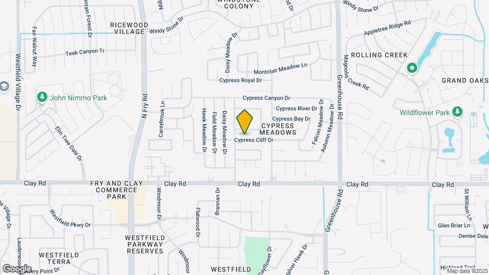 19454 Cypress Cliff Dr Mapa y Detalles de la Ubicación