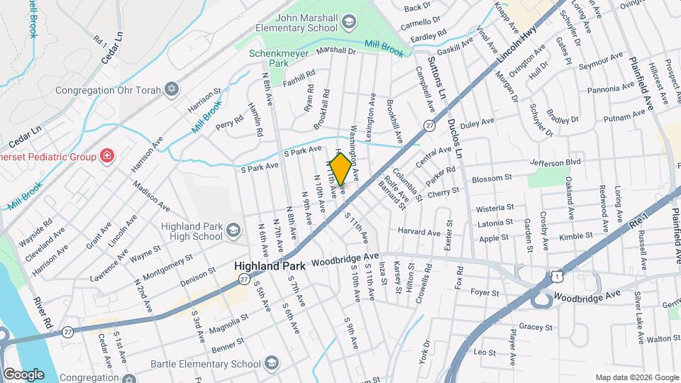 14 Highland Ave, Unit 2 Map and Location Details