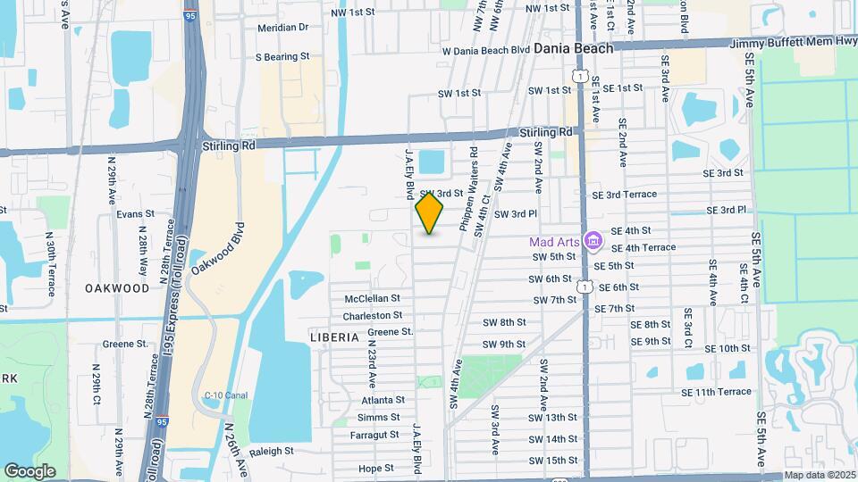 734 SW 4th Terrace Map and Location Details