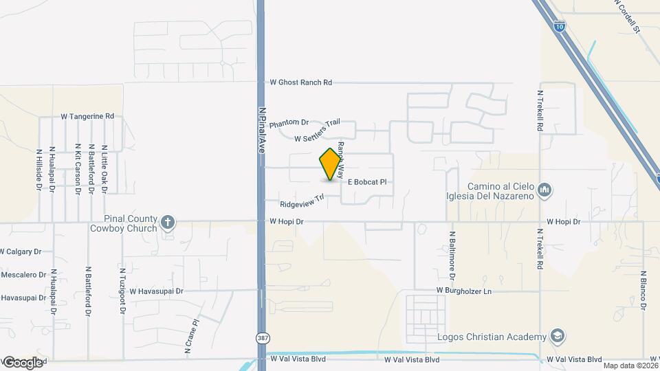 101 E Bobcat Pl Map and Location Details