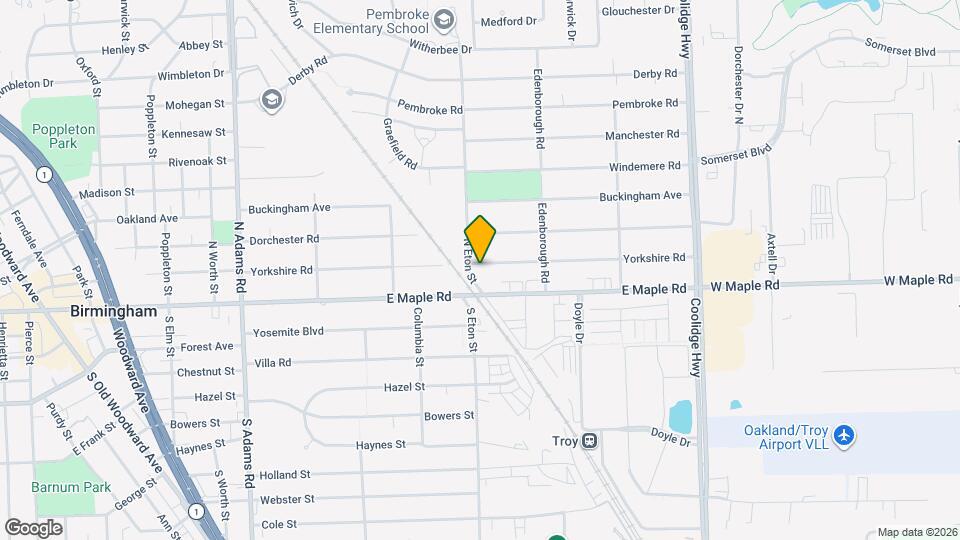 2046 Yorkshire Rd Map and Location Details