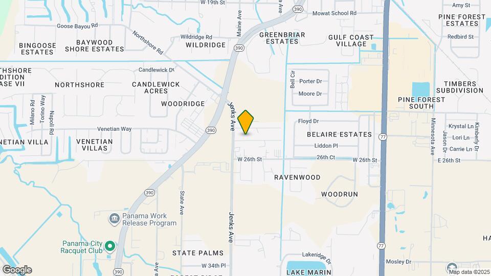 1106 Bradley Cir Map and Location Details