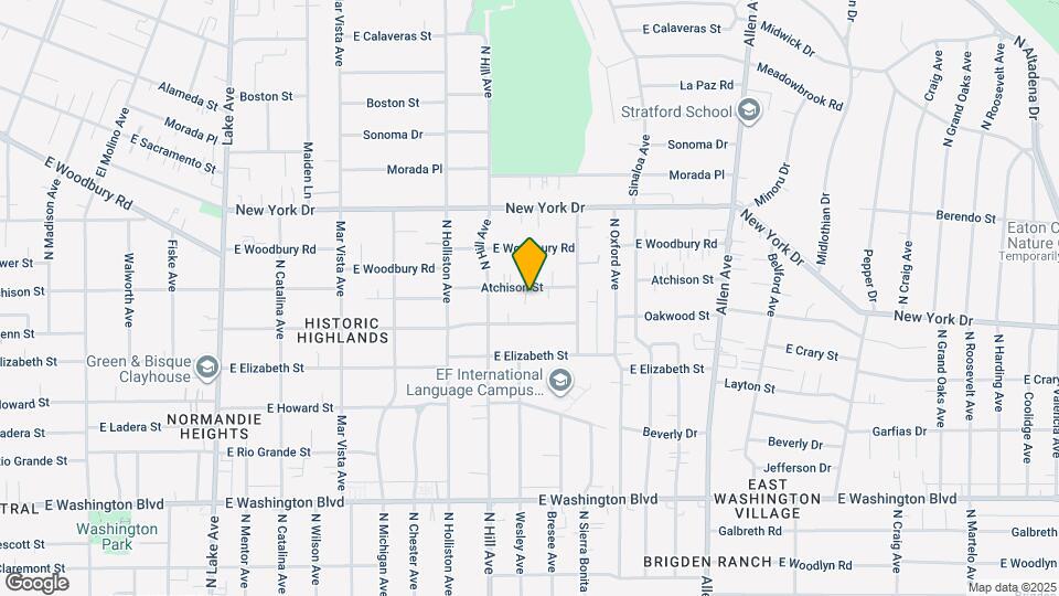 1484 Atchison St Map and Location Details