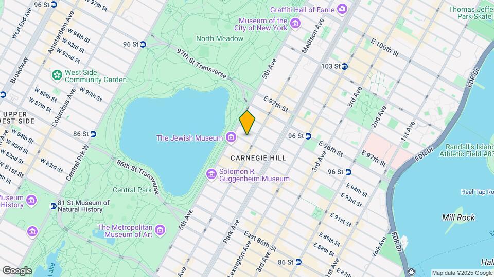 19 East 93rd Street Map and Location Details
