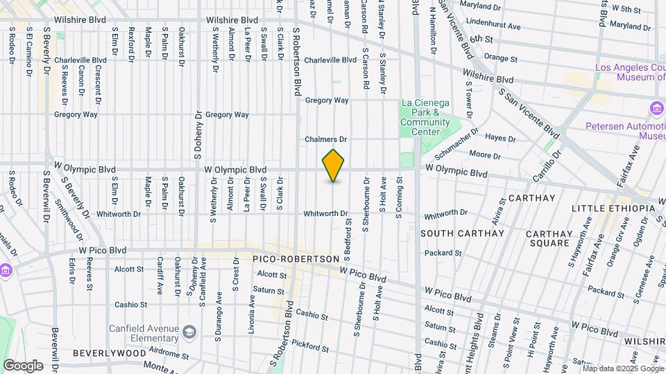 1034 S Shenandoah St Map and Location Details