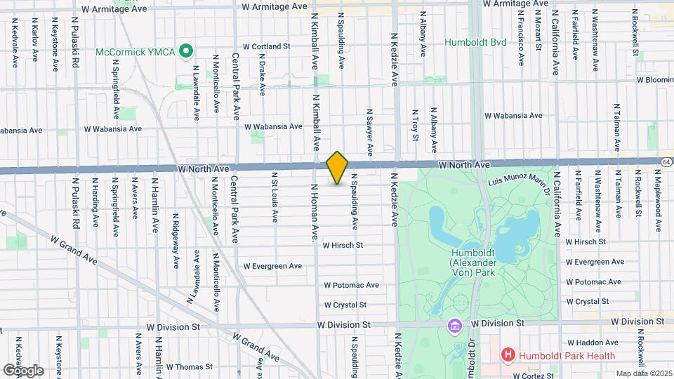 3327 W Pierce Ave, Unit 1 Map and Location Details