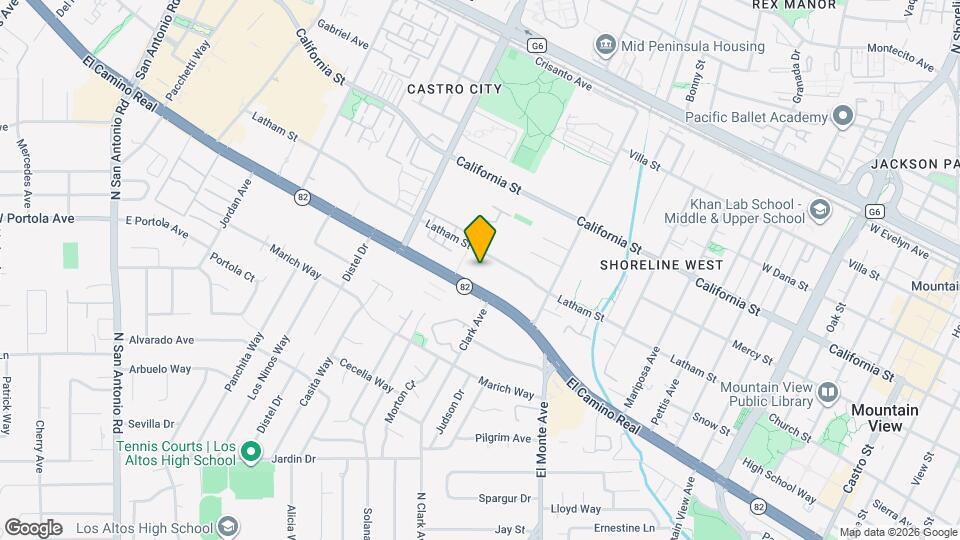 1984 W El Camino Real Map and Location Details