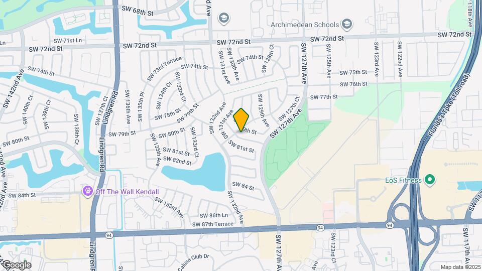 13011 SW 80th St Map and Location Details