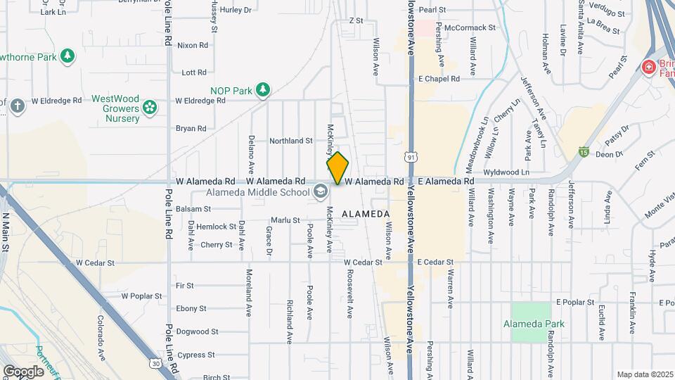 892 McKinley Ave Map and Location Details