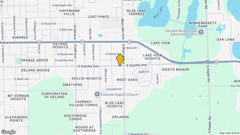 1412 E Voorhis Ave Map and Location Details