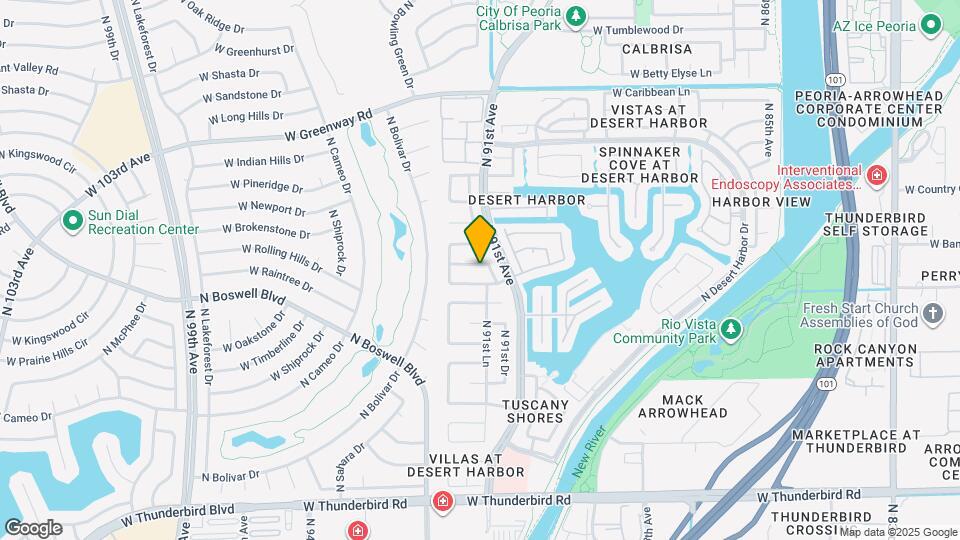 9133 W Banff Ln. Mapa y Detalles de la Ubicación