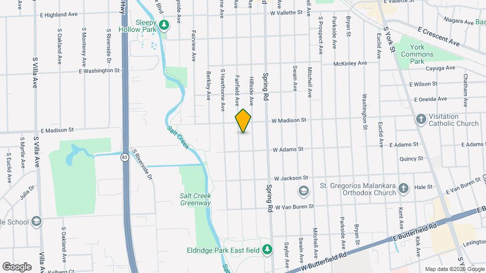 801 Fairfield Ave Map and Location Details