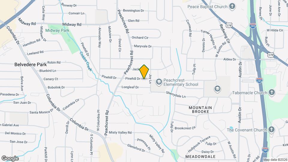 3473 Pinehill Dr Map and Location Details