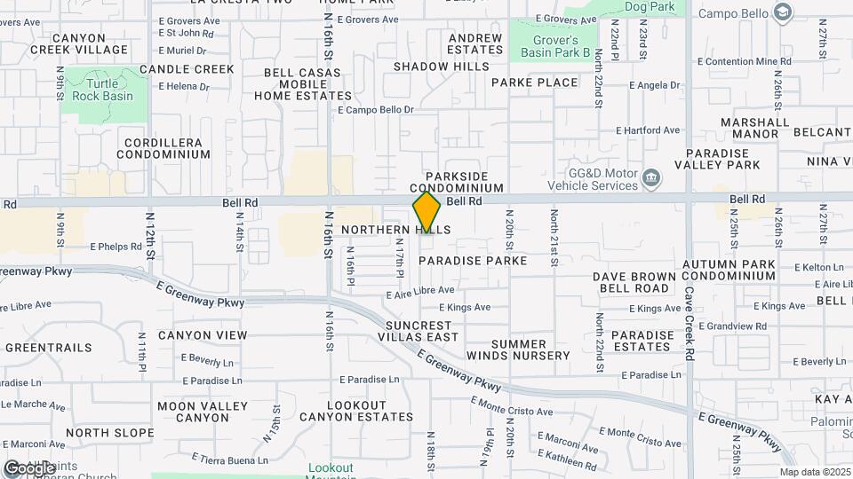 1805 E Juniper Ave Map and Location Details