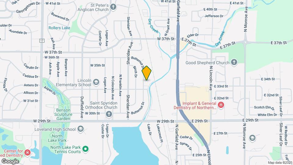 3340 Butternut Dr Map and Location Details