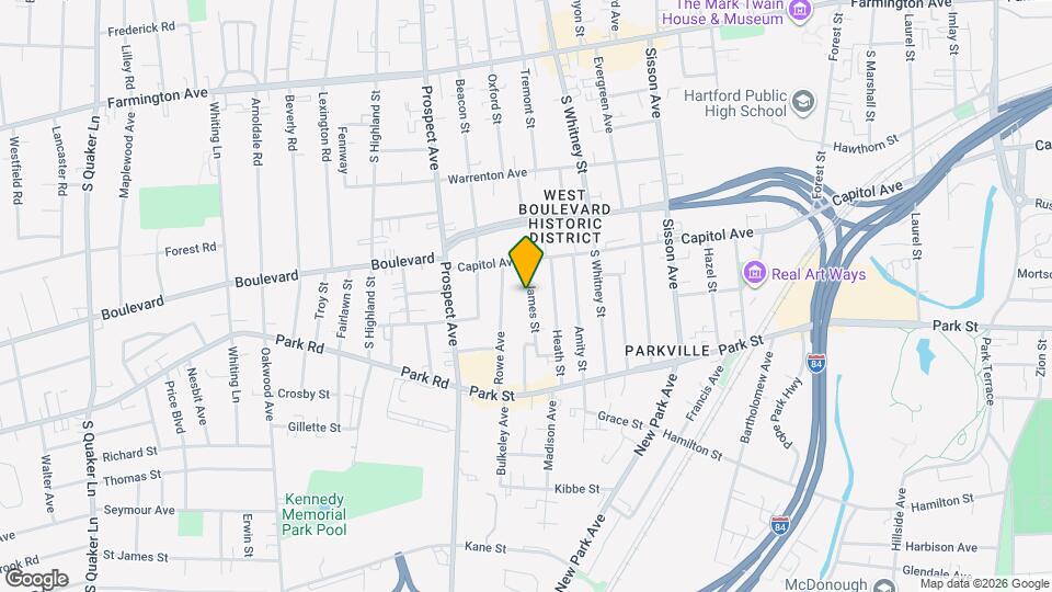 Adams Apartments Map and Location Details