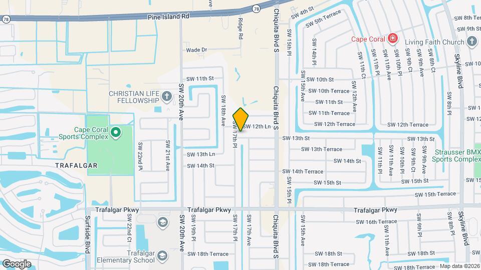 1713 SW 13th St Mapa y Detalles de la Ubicación