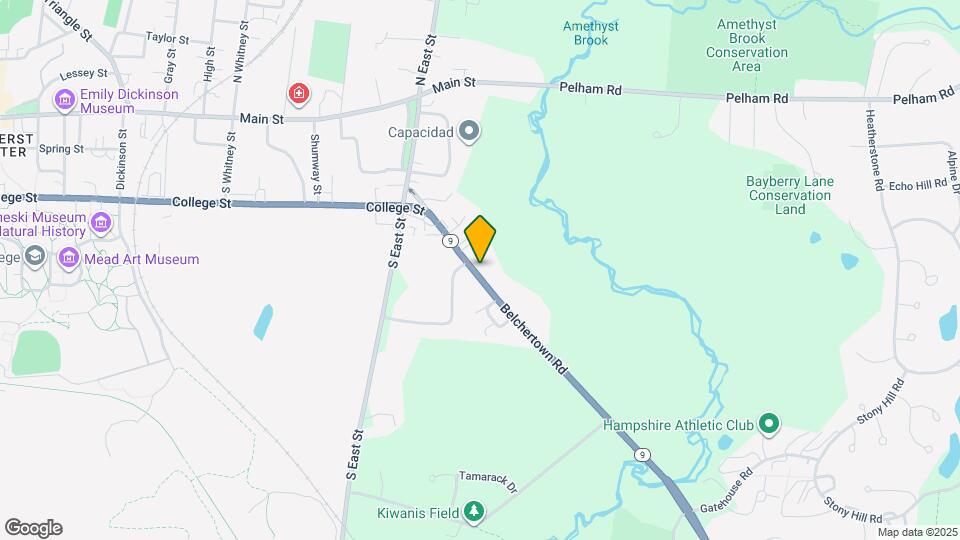 90 Belchertown Rd Map and Location Details